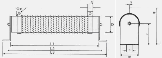 Керамические тормозные резисторы мощностью от 50 до 2500 Вт
